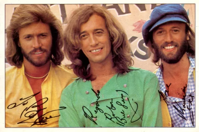 Bee Gees ++Autogramme++ ++Musik Legende 70er Jahre++