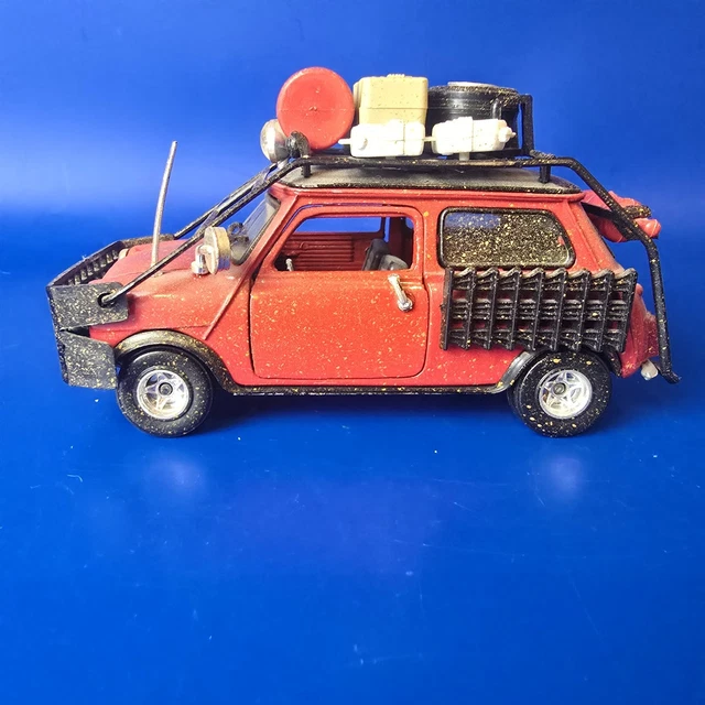 Polistil Mini Cooper Mato Grosso 1/25激レア RARE 1/25 POLISTIL S28 Mini Cooper Mato Grosso Safari Rally In