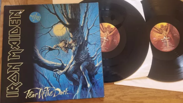 Iron Maiden Fear Of The Dark EMI EMD 1032 1992 First Pressing Double LP Ltd Ed