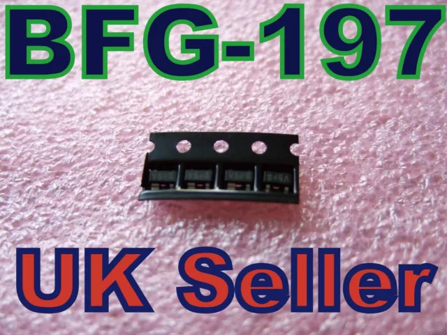 RF Wideband 7GHz Amplifier Transistors  BFG-197   LOT OF 10  - Genuine Philips