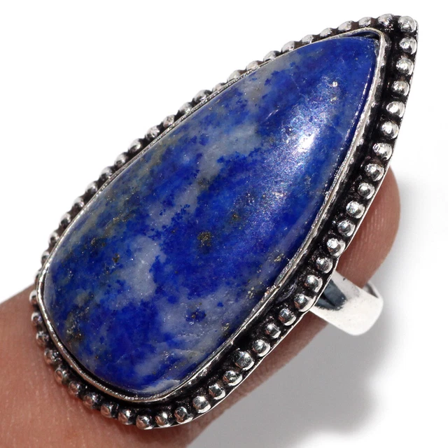 Magnifique Bague En Argent Sterling 925 Avec Pierre Précieuse Magnifique Bague En Argent Sterling 925 Avec Pierre Précieuse