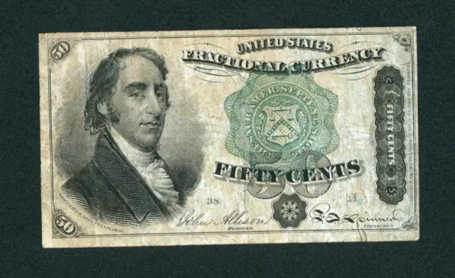 50¢ Fourth Issue U.S. Fractional Currency ** DAILY CURRENCY AUCTIONS FREE RETURN