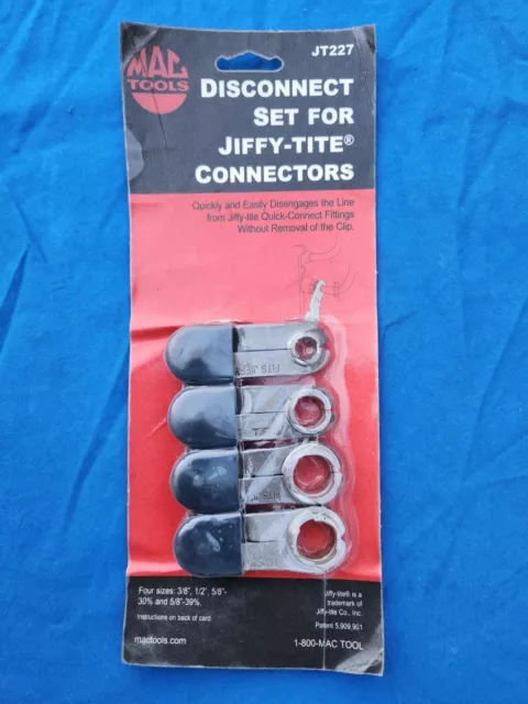 MAC Tools JT227 Disconnect Set for Jiffy-Tite Connectors - 4 Pack - new