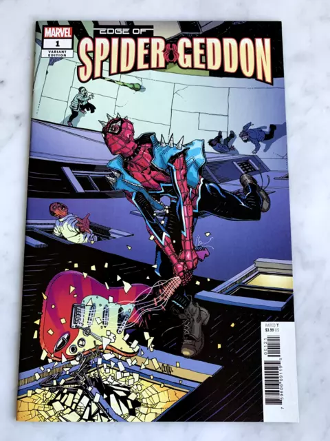 Edge of Spider-Geddon #1 KEY 1st Punk Hulk Hamner Spider-Punk Variant NM! (2018)