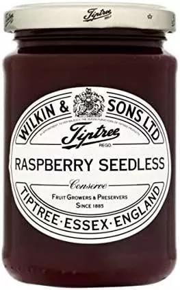 Tiptree Seedless Raspberry Jam 340g Pack of 1, 2 or 6