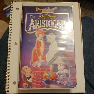 Walt Disney Masterpiece The Aristocats (VHS, 1996) Clamshell Case
