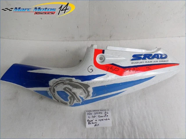 Flanc Inférieur Gauche De Carénage Pour Suzuki GSX 750 ES (1985) - Pièce D'occasion, Couleur Bleue