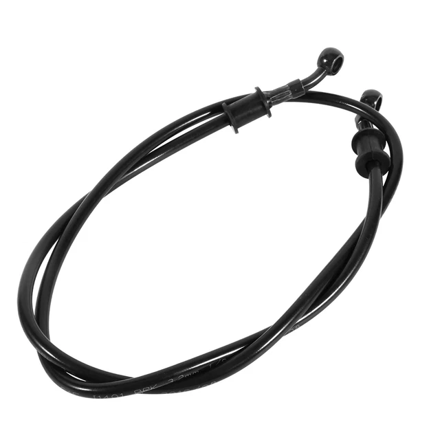 Tubo olio frizione freno in acciaio inox intrecciato moto 120 cm nero