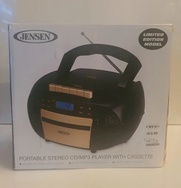 JENSEN PORTABLE STEREO CD/PLAYER WITH CASSETTE AM/FM RECEIVER Special