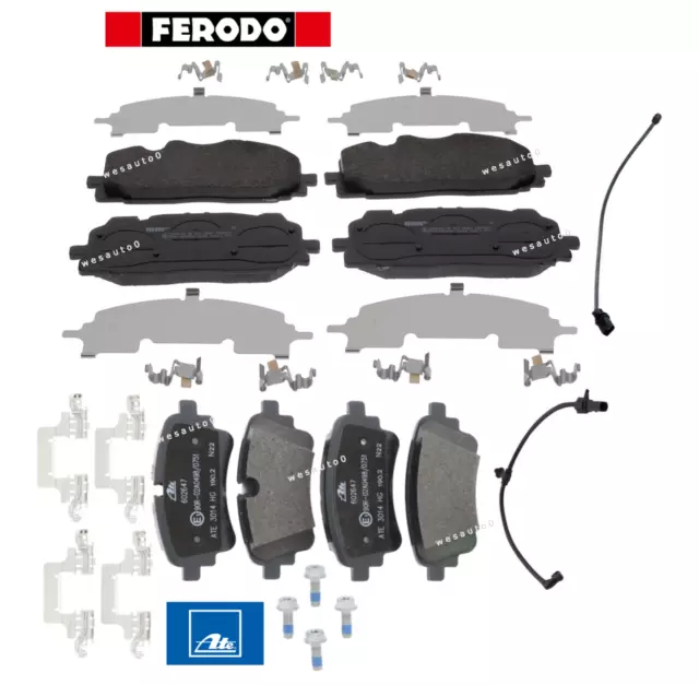 Front Brake Pad & Rear Brake Pad Set oes + Sensors for Audi S4 3.0L 22-23