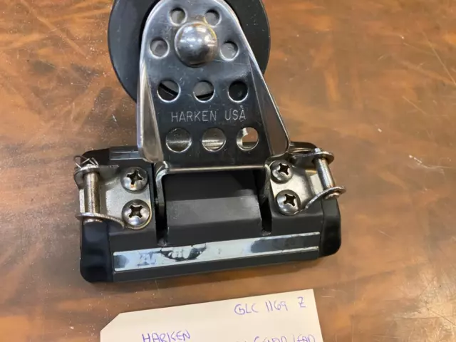 Harken 27mm Midrange Genoa Lead Car Non CB sheave 62mm, length 5", width 2 5/8" Harken 27mm Midrange Genoa Lead Car Non CB sheave 62mm, length 5", width 2 5/8"