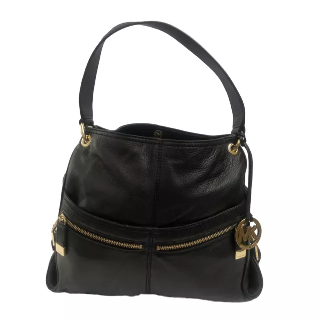 Michael Kors Handbag  Satchel Black Leather Shoulderbag Tote