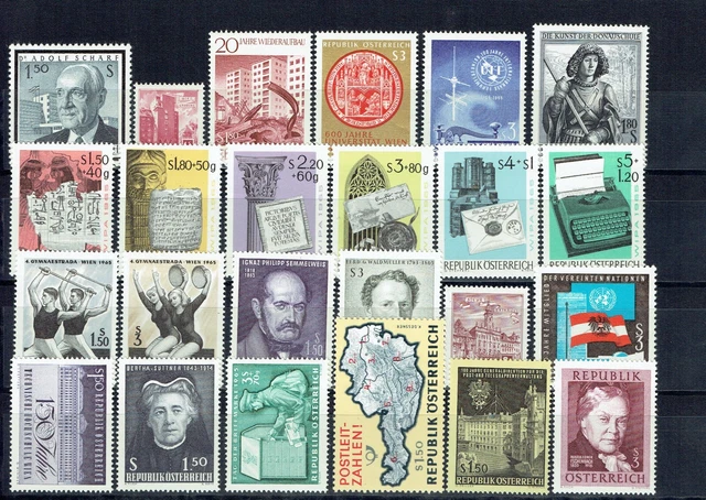 Österreich Doubletten Postfrisch aus 1965-1966 (A1023)