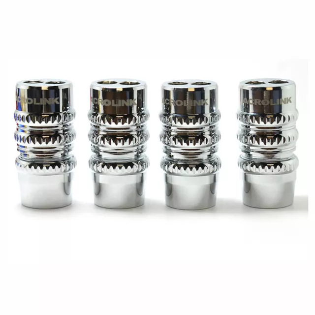 4Pcs Pants Boot Y Splitter 1 To 2 Speaker Cable Audio Wire Aluminum Alloy Pant