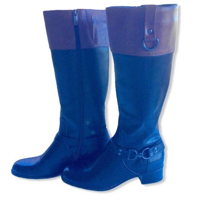 BANDOLINO BOOTS WOMENS 8 Cabalina Black 