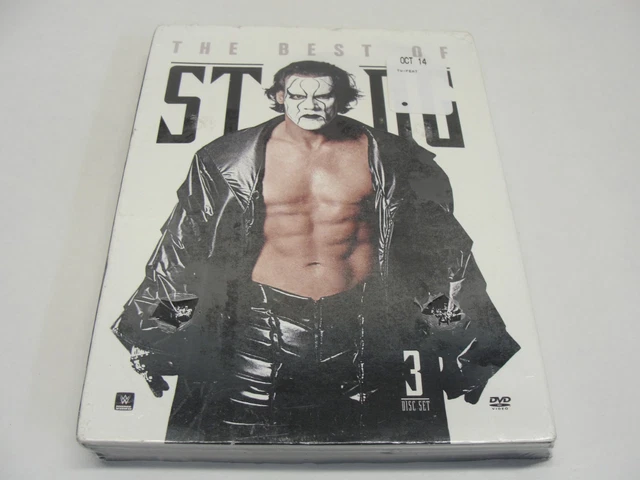 WWE THE BEST Of Sting Gatefold DVD 3 Disc Set 2014 $46.27