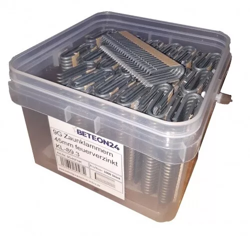 Morsetti per recinzione 45 mm 9 calibri per dispositivo per recinzioni Paslode Stockade St400i Freeman L
