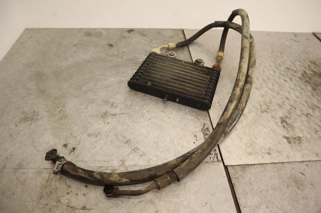 1999 Yamaha Grizzly 600 Yfm600Fwa 4X4 Oem Engine Motor Oil Cooler W/ Hoses