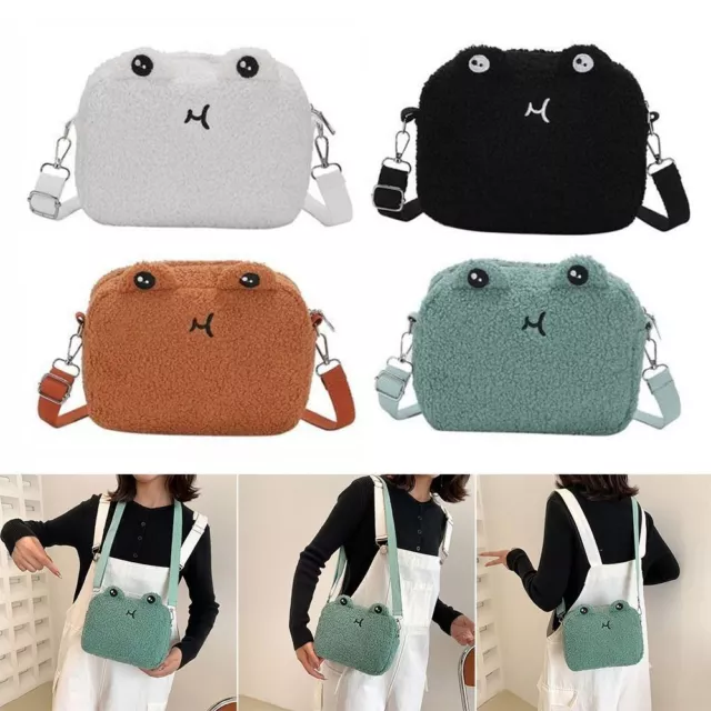 Plush Shoulder Bag Adjustable Strap Handbag High-quality Shopping Bag