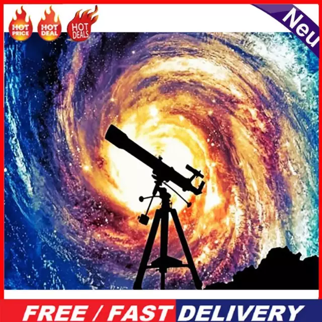 Frameless Oil Paint By Numbers DIY Explore Starry Sky Picture Craft for Home