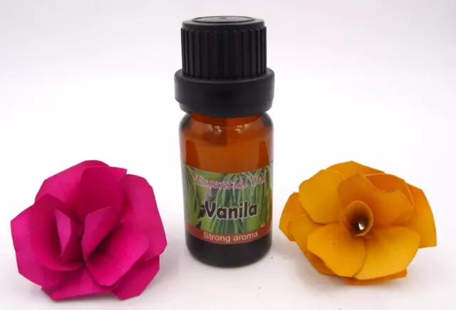 Huile essentielle vanille 100 % naturelle et pure massage aromathérapie 10 ml