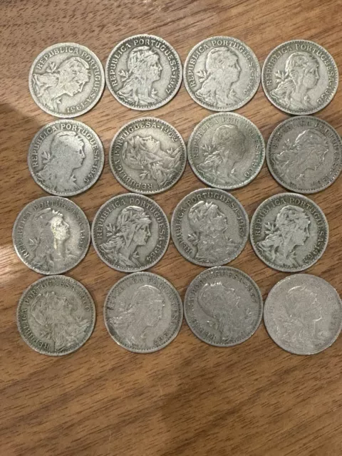 Job Collection Republica Portuguesa Portugal 50 Centavos Coin 1944 - 1964 Lot 7