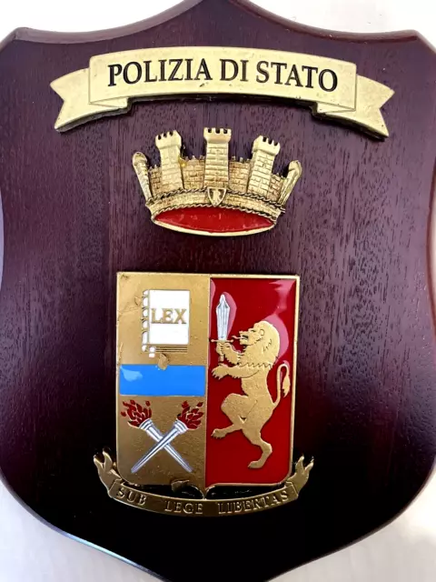 Crest Araldico Ufficiale Polizia Di Stato.