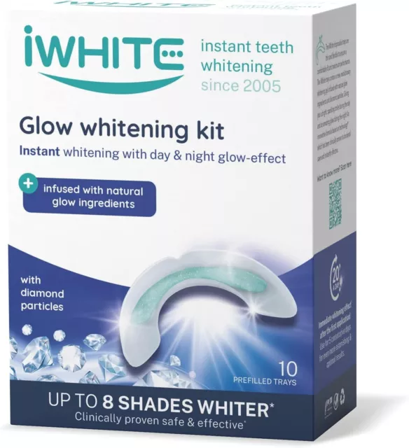 IWhite Superior Instant Whitening Kit 10 Schalen infundiert Calcium Xylitol uvp £36