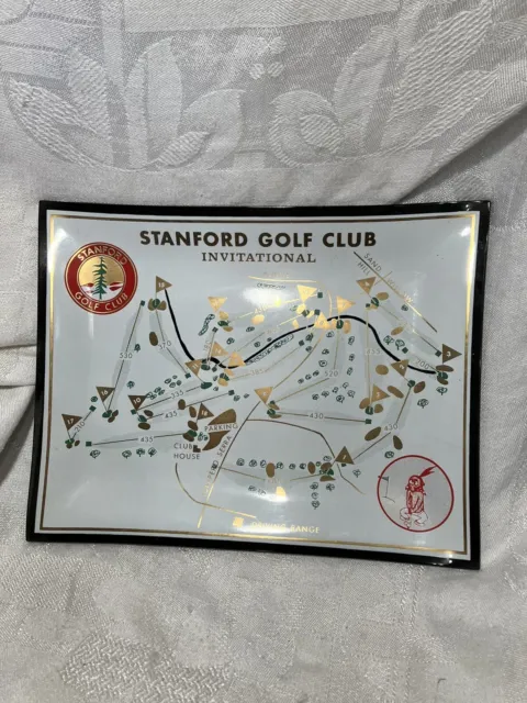 Vintage Stanford Golf Club Invitational Tournament Souvenir Dish