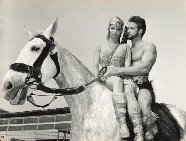 Steve Reeves Photots STEVE REEVES CHELO ALONSO barbares photo argentique originale d'epoque ...