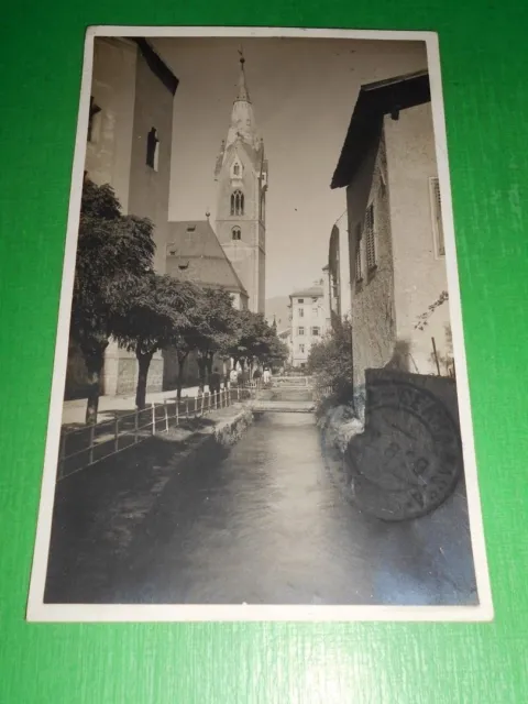 Cartolina Bressanone - Via S. Albuino con Torre bianca 1929