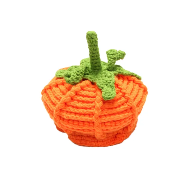 Pumpkin Knit Crochet Hats