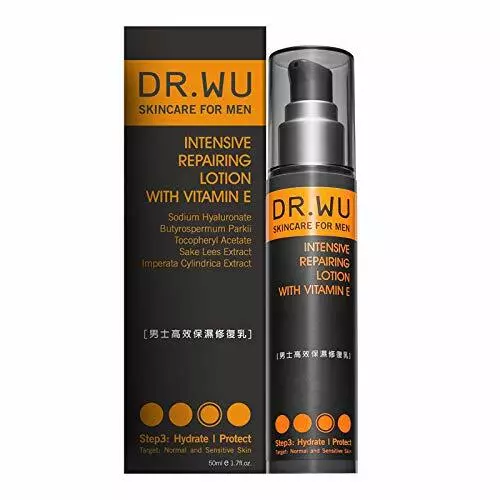 Dr. Wu 50ml Skin Care For Men Intensive Repairing Lotion With Vitamin E Taiwan