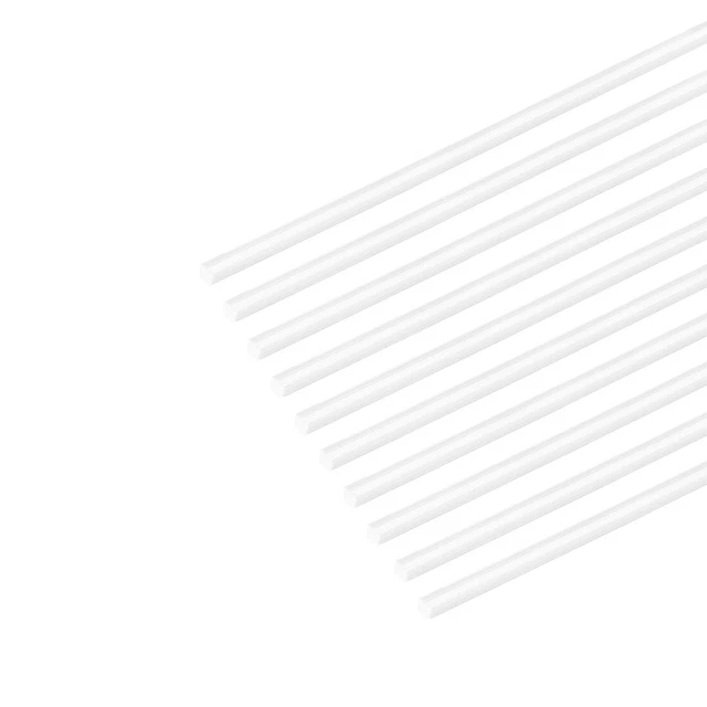 10 pz asta quadrata per modellismo architettonico fai da te ABS plastica 1 mm x 1 mm x 20"