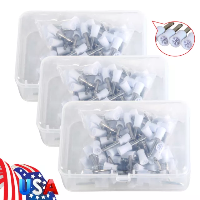 300*Dental Rubber Prophy Teeth Polish Polishing Cups Latch Type Brushes NEW