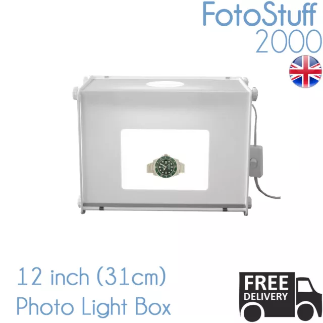 Kit studio photo professionnel moyen 31 cm MK30 mini boîte à lumière tente cube stock britannique