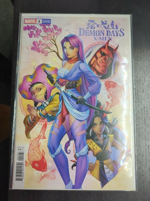 Demon Days X-Men #1 (Marvel,2021) 1:50 Campbell Variant  Nm