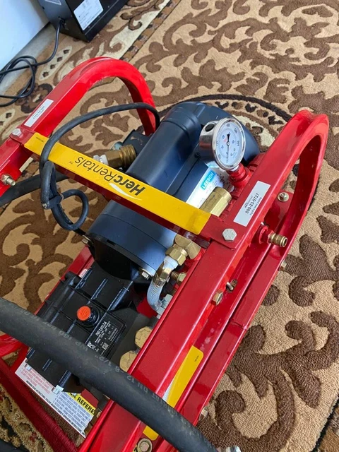Rice EL1A Hydrostatic Test Water Pump 3 GPM 1500 PSI 2.9 HP Motor Rice EL1A Hydrostatic Test Water Pump 3 GPM 1500 PSI 2.9 HP Motor