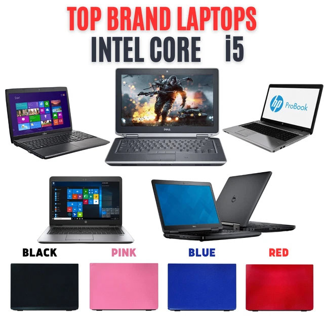 CHEAP FAST TOP Brand Laptop Quad Core i5 16GB 480GB SSD/1TB HDD Windows