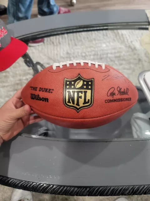 Wilson "The Duke" Official NFL Authentic Leather Game Football