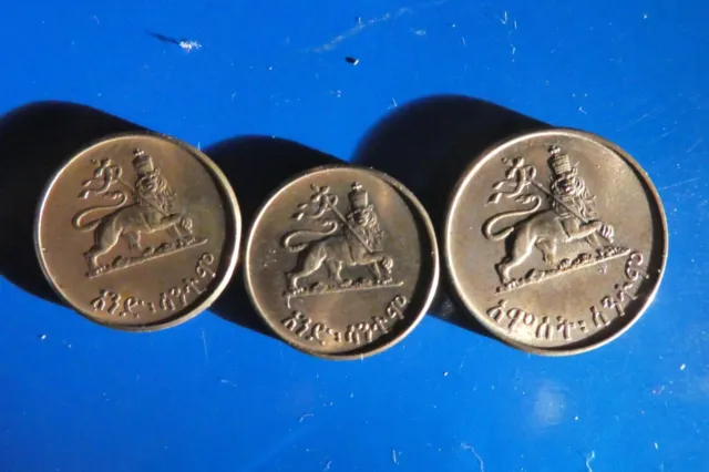 Ethiopie & Ethiopia  3 Monnaies Santeem 1936 +++++++++++++