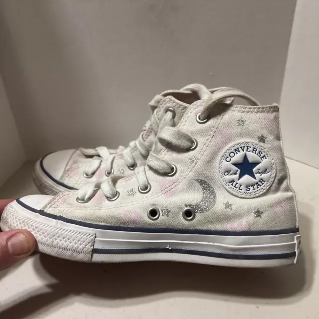 Converse Girl's My Wish Chuck Taylor All Star High Top Sneakers - Junior 13