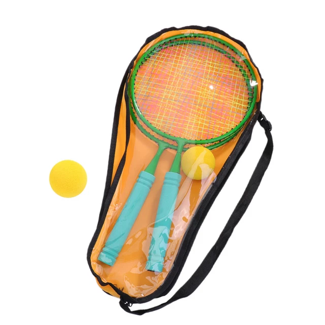 Mini Tennis Racket Beach Ball Toys Balls Set Beginner Training Badminton
