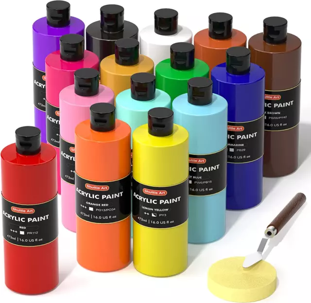 NICPRO 164 PACK Large Volume Acrylic Pouring Kit Art Supplies $119.88 -  PicClick