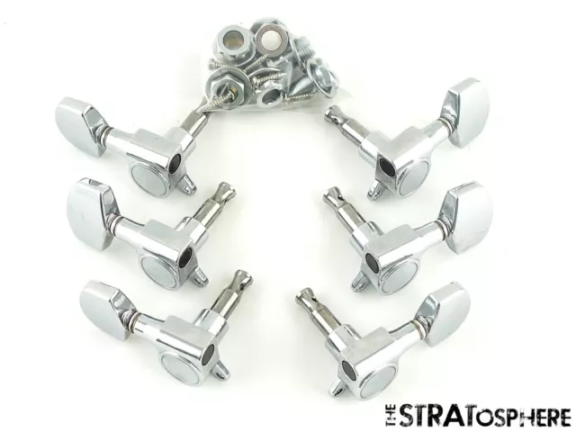 6 PRS SE Custom 24 TUNERS TUNING PEGS, PRS Designed Guitar Parts Nickel