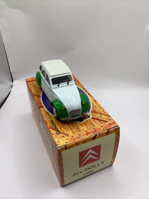 Miniature 1/43 - CITROËN 2CV Dolly - 1985 - Blanc/Vert - NOREV -