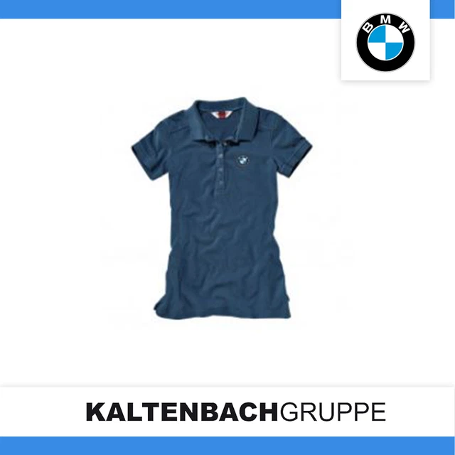 Originale BMW Maglietta-Polo Logo Donna 76898352145 Nuovo