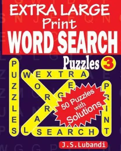 Extra large word search war words extra large print word by word 