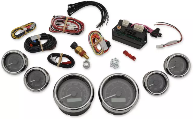 Dakota Digital MVX-8K Series Analog/Digital Gauge Six Gauge Kits MVX-8600-KG-C