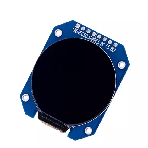 Round TFT LCD 1.28 inch  Module 240x240 IPS Display with GC9A01 Driver